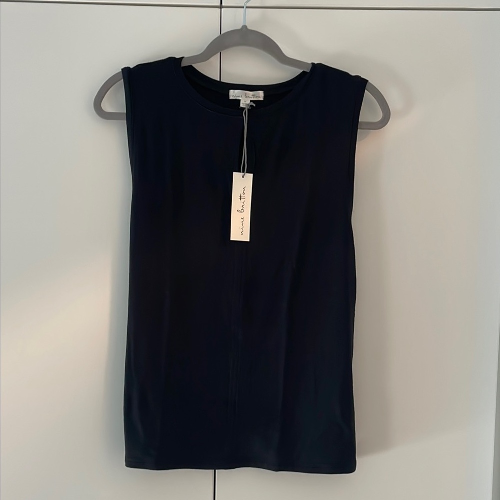 Nine Britton Black Muscle Tee Tank Top